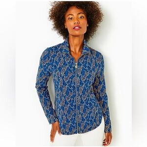 Lilly Pulitzer Leona Zip-Up Jacket, size small